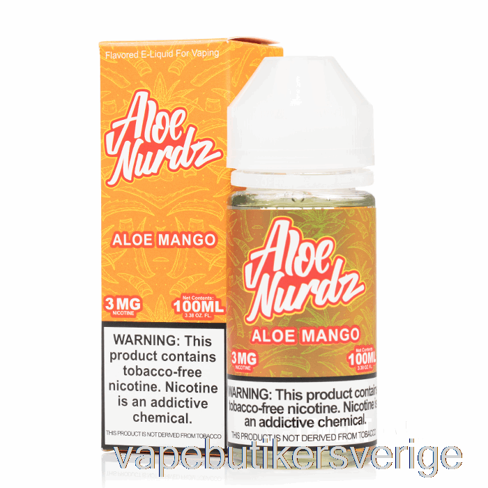 Vape Sverige Aloe Mango - Moln Nurdz - 100ml 3mg